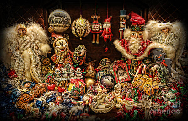 Christmas Poster featuring the photograph Christmas Tree Ornaments by Lee Dos Santos