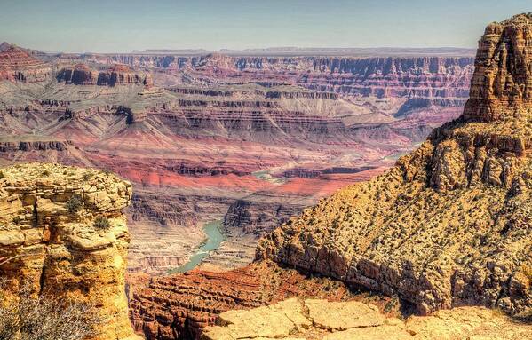 Grand Canyon National Park Poster featuring the photograph Colorado River View by Dave Files