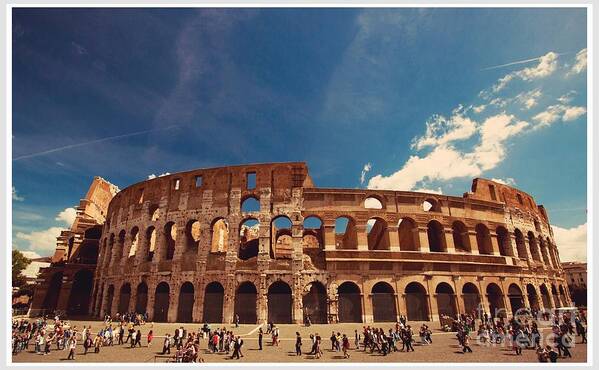 Coliseum Poster featuring the photograph Colosseum Rome by Stefano Senise