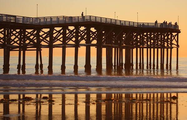 Pier Poster featuring the photograph Crystal Pier by Nathan Rupert