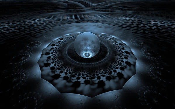 Fractal Poster featuring the digital art Emergence 1 by Gary Blackman