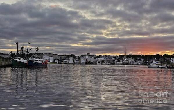 Massachusetts Poster featuring the photograph Hyannis Sunrise by Karin Pinkham