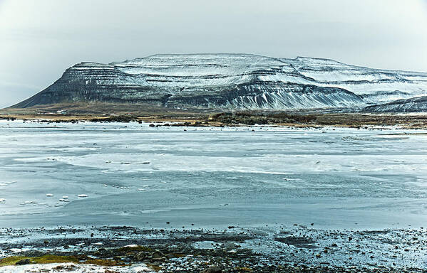 Ice Poster featuring the photograph Icelandic Winter Landscape by Mike Santis