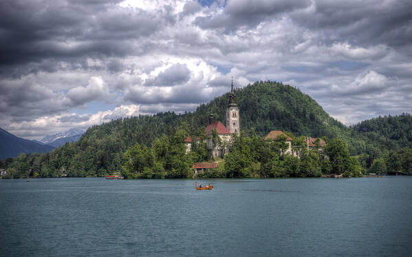 Lake Poster featuring the photograph Lake Bled by Uri Baruch