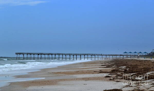 Beach Poster featuring the photograph Oceanic Pier by Amy Lucid