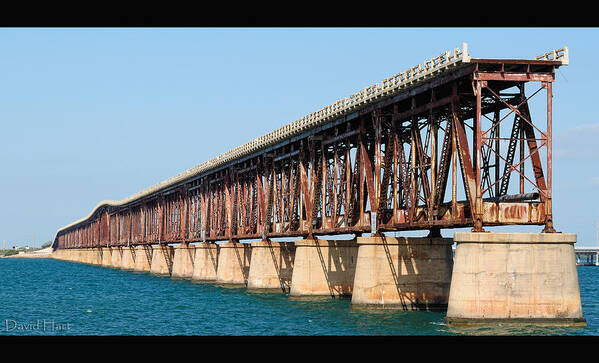 Bahia Poster featuring the photograph Old Bahia Honda Bridge 2 by David Hart