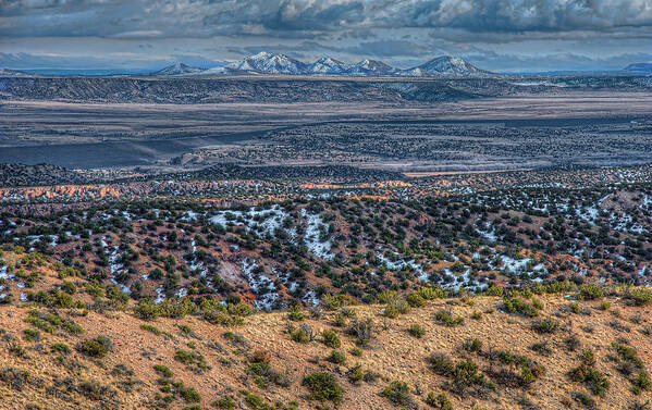 Ortiz Mountains Poster featuring the photograph Ortiz Mountains by Britt Runyon