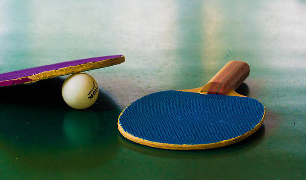 Games Poster featuring the photograph Ping Pong by Diane Bell