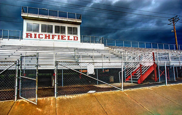 Sports Poster featuring the photograph Richfield High School by Amanda Stadther