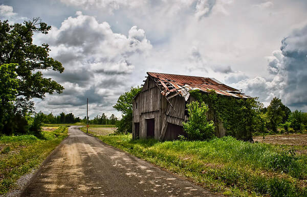 Roadside Barn Poster featuring the photograph Roadside Barn by Greg Jackson