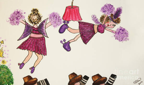  Purple Tutu Poster featuring the photograph Sales Fairy Dancer 5 by Terri Waters