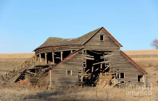 Barns Poster featuring the photograph Still standing but not too long by Yumi Johnson