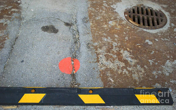 Street Poster featuring the photograph Street Markings by Bill Thomson