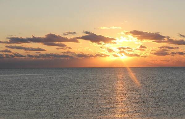 Sun Poster featuring the photograph Sunrise in Mexico by Dana Bucy Miller