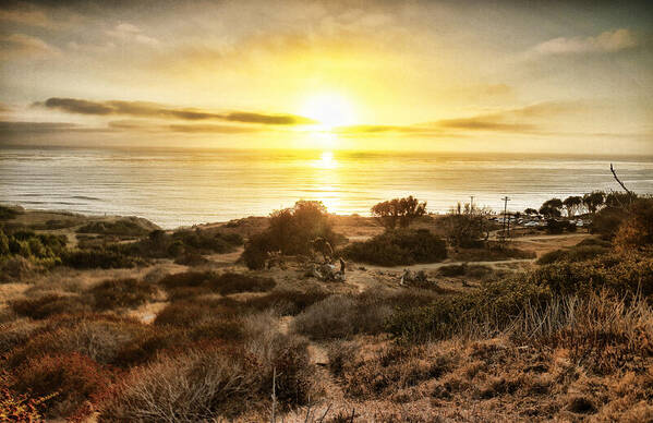 Hdr Poster featuring the photograph Sunset Point Loma 20130915 by Jeremy McKay