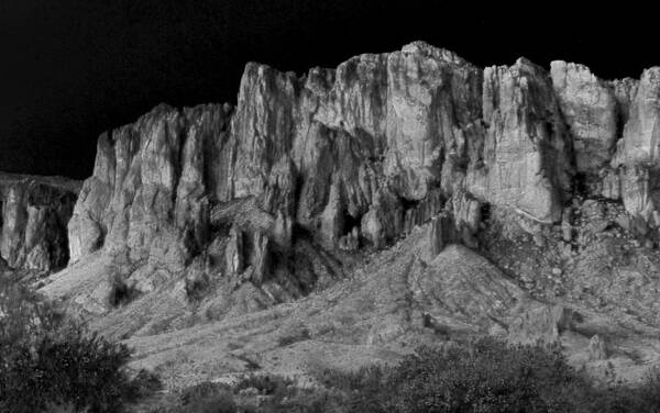 Arizona Poster featuring the photograph Superstition Mountains by Jim Painter