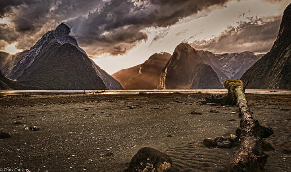 Milford Sound Poster featuring the photograph Surreal Milford by Chris Cousins