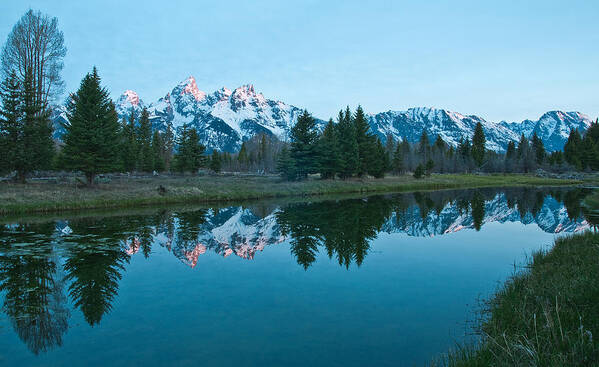 Grand Tetons Poster featuring the photograph Tetons by Glenn Fillmore