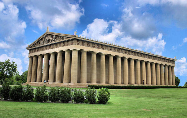 Parthenon Poster featuring the photograph The Parthenon by Kristin Elmquist