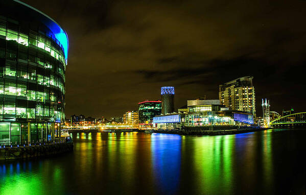 Salford Quays Poster featuring the photograph The Quays by Brendan Quinn