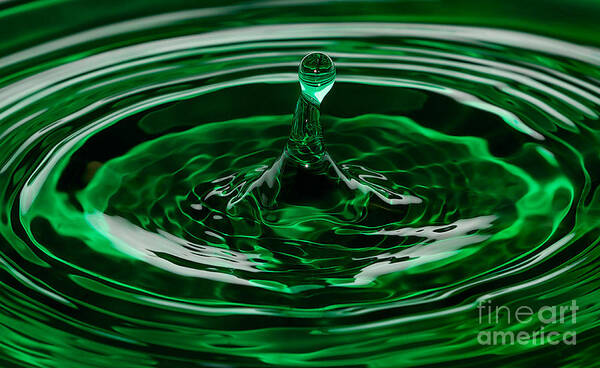 Drip Poster featuring the photograph The Ripple Effect by Mark Miller