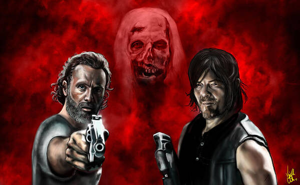The Walking Dead Poster by Vinny John Usuriello - Fine Art America