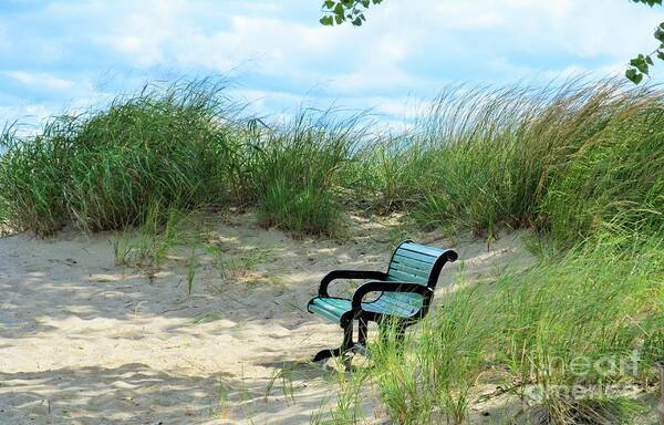 Beach Poster featuring the photograph Time Out by Marcia Breznay