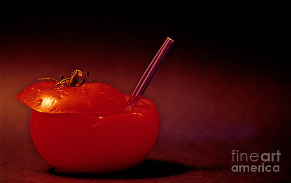 Tomato Poster featuring the photograph Tomato Juice by Sharon Elliott