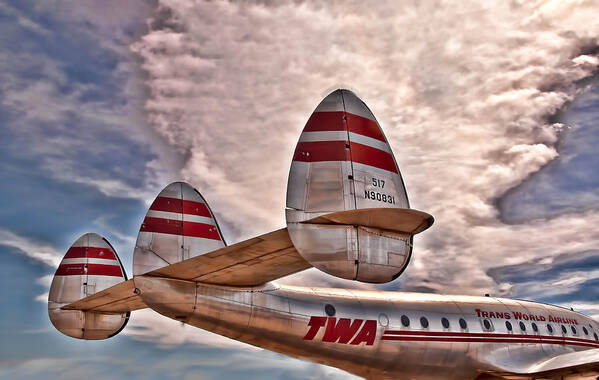 Air Poster featuring the photograph TWA by Maria Coulson