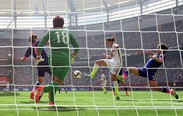 People Poster featuring the photograph Usa V Japan Final - Fifa Womens World by Dennis Grombkowski