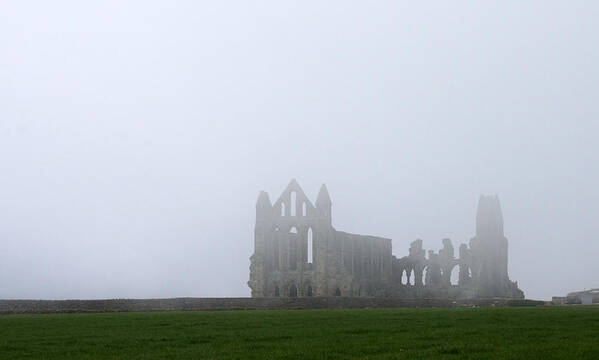 Whitby Poster featuring the photograph Whitby Abbey by Jolly Van der Velden