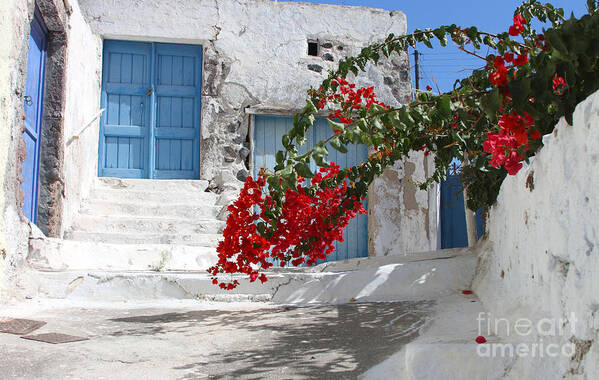 House Poster featuring the photograph Greece #1 by Milena Boeva