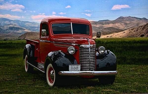 1940 Chevrolet Poster featuring the photograph 1940 Chevrolet Pickup Truck by Tim McCullough