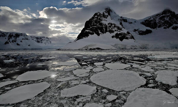 Antarctic Poster featuring the photograph Antarctic No. 4 by Joe Bonita