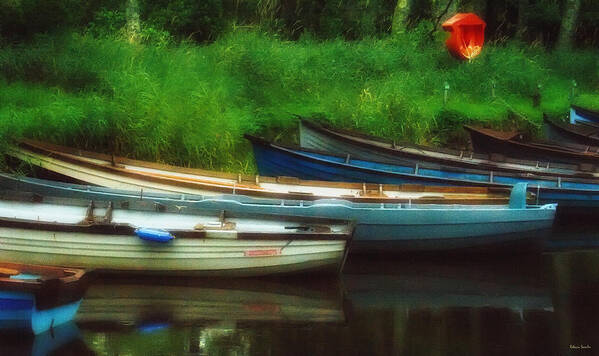Ireland Poster featuring the photograph Boats at Rest by Rebecca Samler