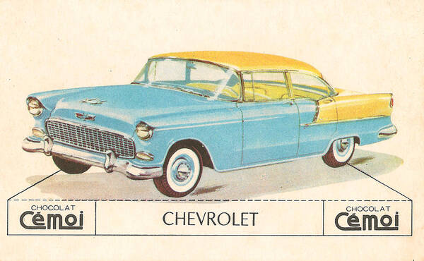 Chevrolet Poster featuring the digital art Chevrolet by Georgia Clare