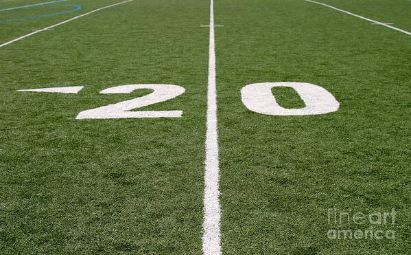 American Poster featuring the photograph Football Field Twenty by Henrik Lehnerer