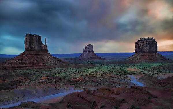 Monument Valley Poster featuring the photograph Monument Valley by Renee Hardison