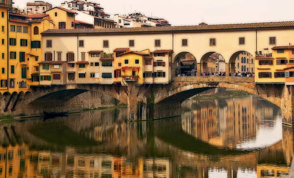 Ponte Vecchio Poster featuring the photograph Ponte Vecchio by Steven Sparks