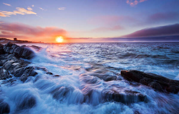 Atlantic Poster featuring the photograph Rising Tide by Mircea Costina Photography