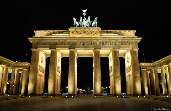 Brandenburg Gate Poster featuring the photograph The Gate by Ryan Wyckoff