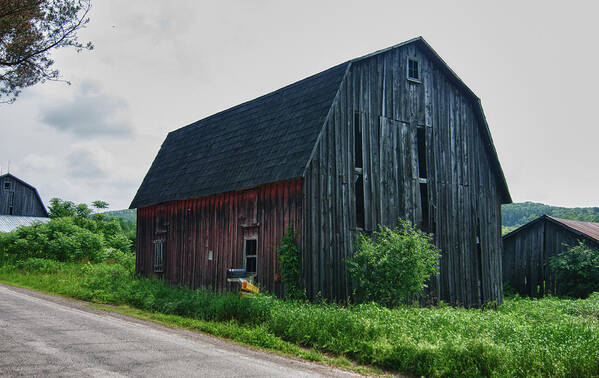 Barn Poster featuring the photograph Wyoming County 5673c by Guy Whiteley