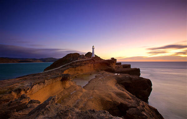 Beach Poster featuring the photograph Lighthouse #1 by Evgeny Vasenev