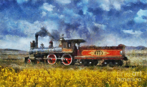 Steam Poster featuring the photograph Steam Locomotive #1 by Ian Mitchell