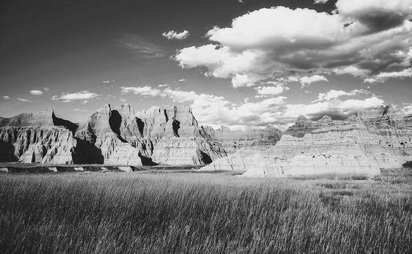 Badlands Poster featuring the photograph The Badlands #1 by Mountain Dreams