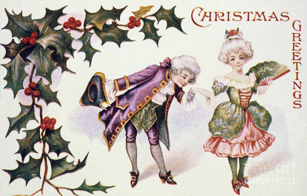 19th Century Poster featuring the photograph American Christmas Card #24 by Granger