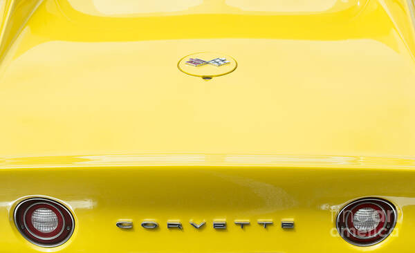 Chevrolet Poster featuring the photograph 72 Yellow by Tim Gainey