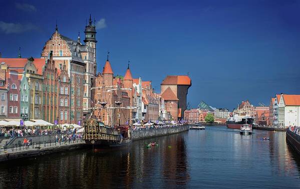 Gdansk Poster featuring the photograph A Day in Gdansk by Robert Grac