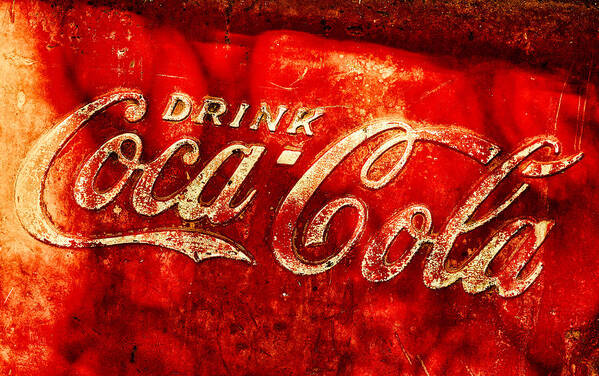 Ice Box Poster featuring the photograph Antique Coca-Cola Cooler by Stephen Anderson