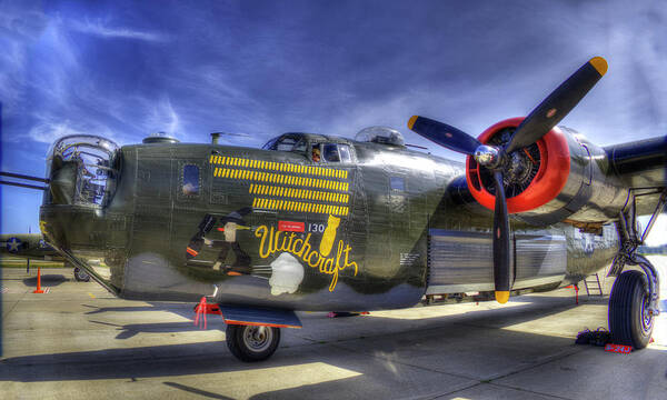 B-24 Bomber Poster featuring the photograph B-24 by Joe Palermo